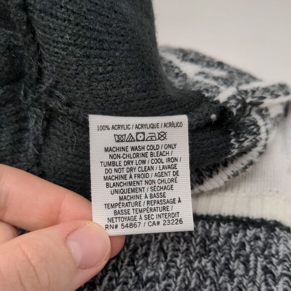 PINK Victoria's Secret Beanie Hat Multicolor One Size Knitted Pom Pom Acrylic - Picture 9 of 10